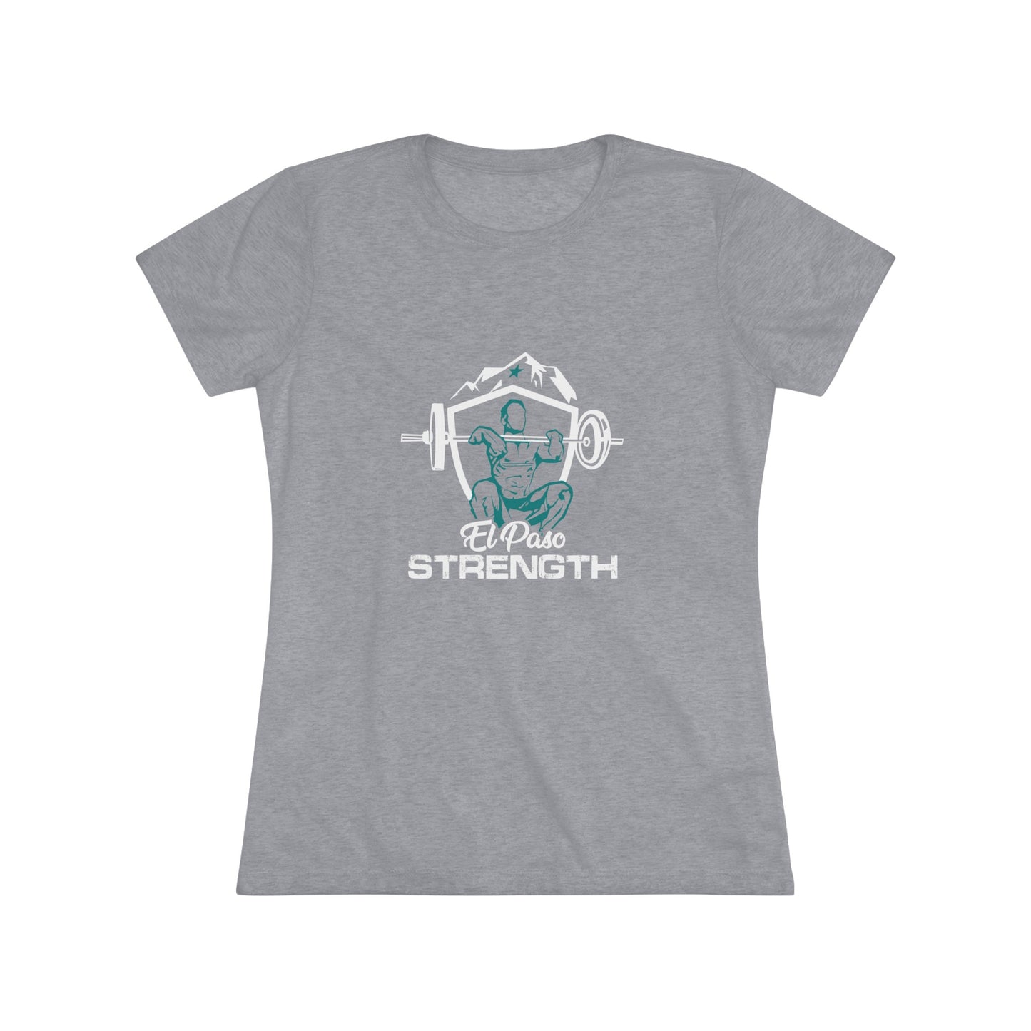 White Shield  Green Lifter Green Star Women's Triblend Tee