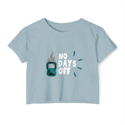 No Days Off Women's Festival Crop Top