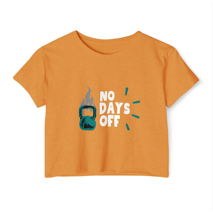 No Days Off Women's Festival Crop Top