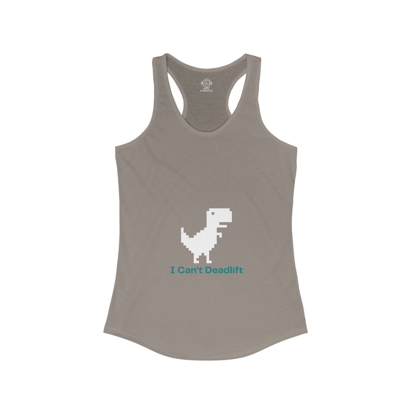 Can't Deadlift Women's Ideal Racerback Tank