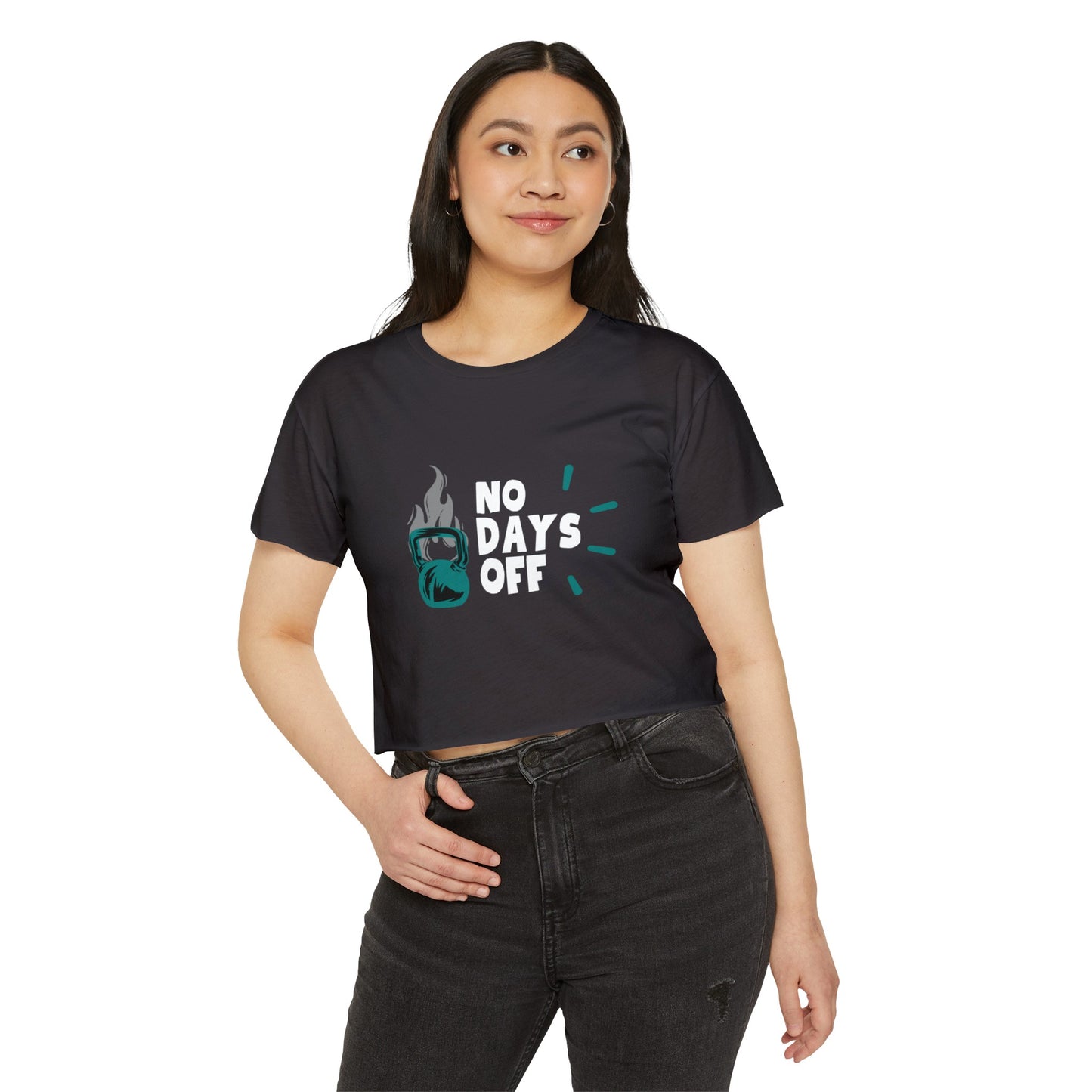 No Days Off Women's Festival Crop Top