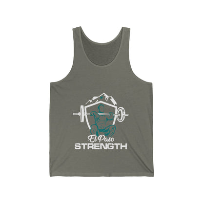 White Shield  Green Lifter Green Star Unisex Jersey Tank