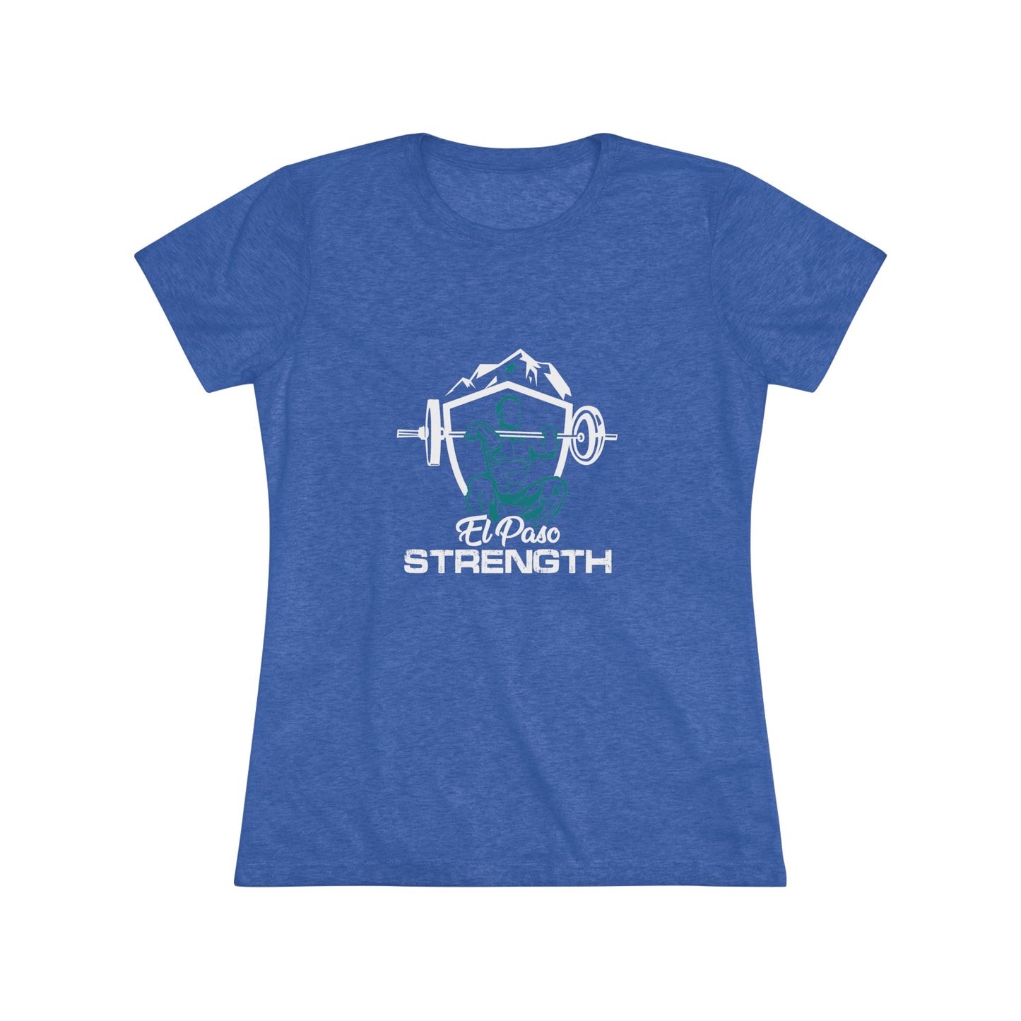 White Shield  Green Lifter Green Star Women's Triblend Tee