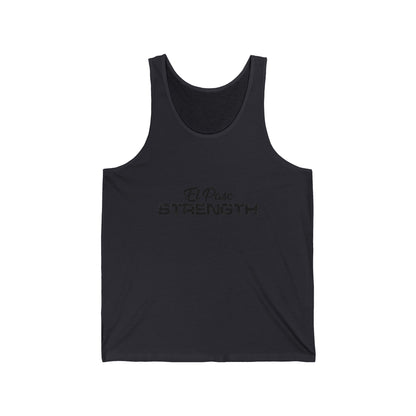 El Paso Strength All Black Unisex Jersey Tank