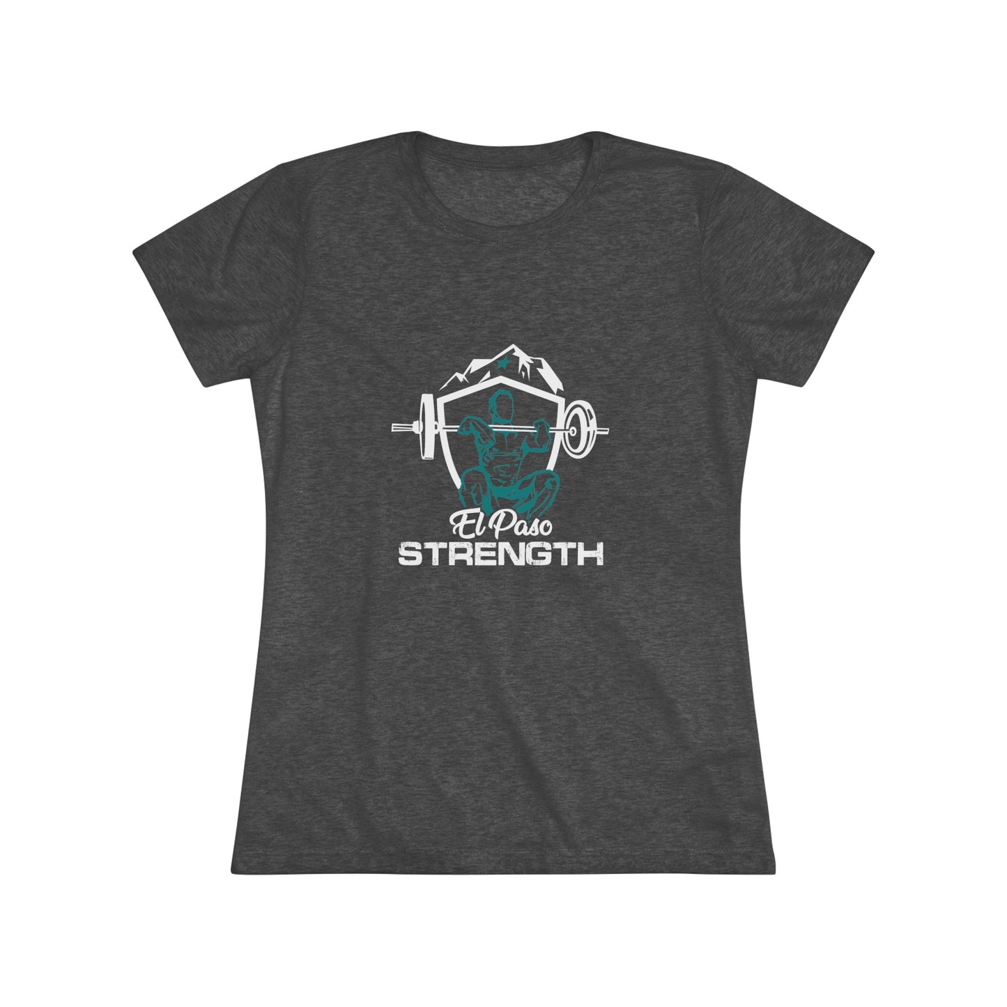 White Shield  Green Lifter Green Star Women's Triblend Tee