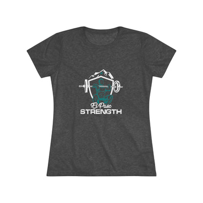 White Shield  Green Lifter Green Star Women's Triblend Tee