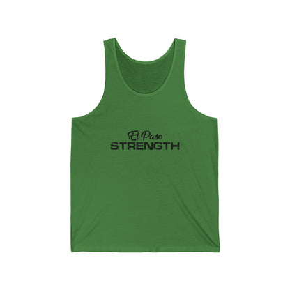 El Paso Strength All Black Unisex Jersey Tank