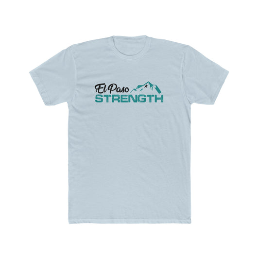 Green Mountain Black El Paso White green Strength Men's Cotton Crew Tee