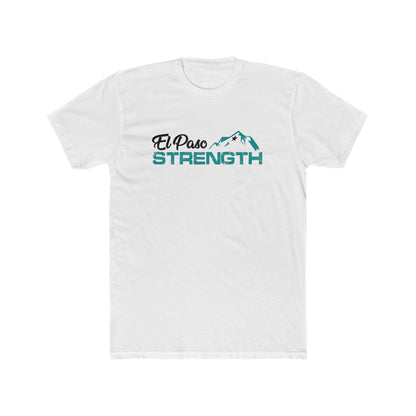 Green Mountain Black El Paso White green Strength Men's Cotton Crew Tee