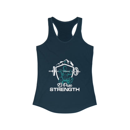 White Shield  Green Lifter Green Star Women's Ideal Racerback Tank