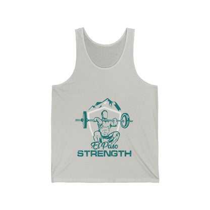 Green El Paso Strength White Shield White Star Unisex Jersey Tank