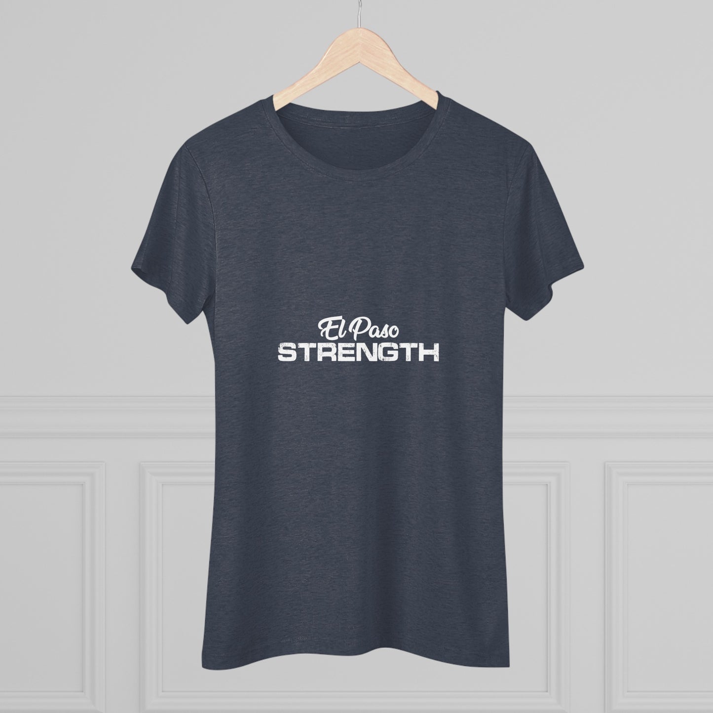 El Paso Strength All White Women's Triblend Tee