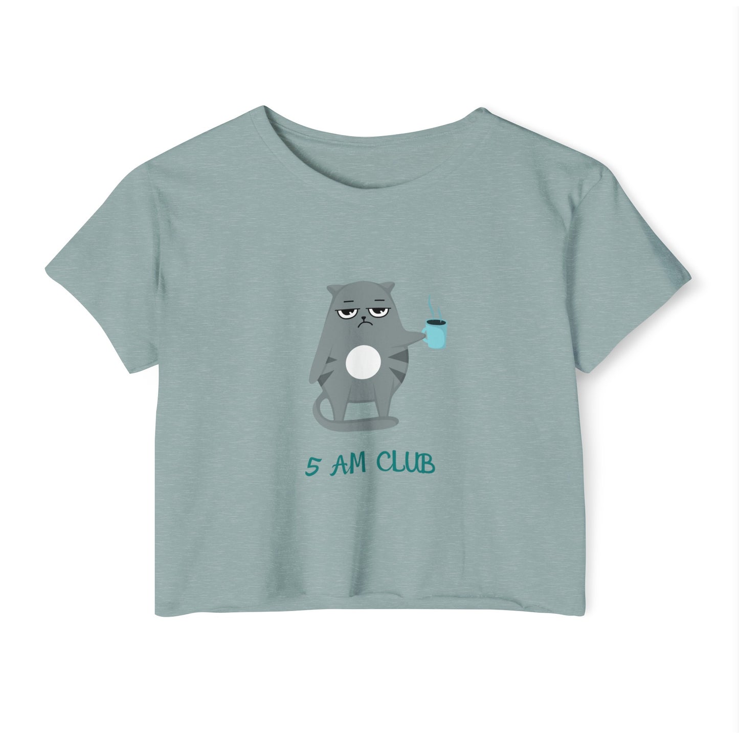 5 am Club Women's Festival Crop Top