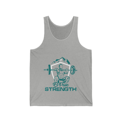 Green El Paso Strength White Shield White Star Unisex Jersey Tank