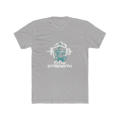 White Shield White El Paso Strength Men's Cotton Crew Tee