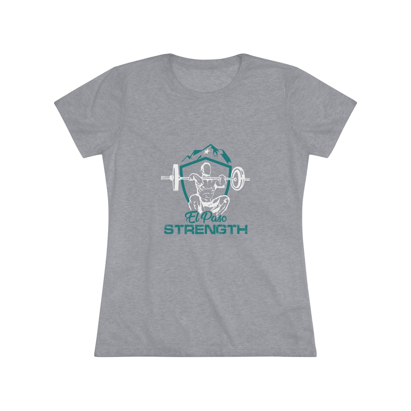 Green Shield  White Lifter White Star Women's Triblend Tee