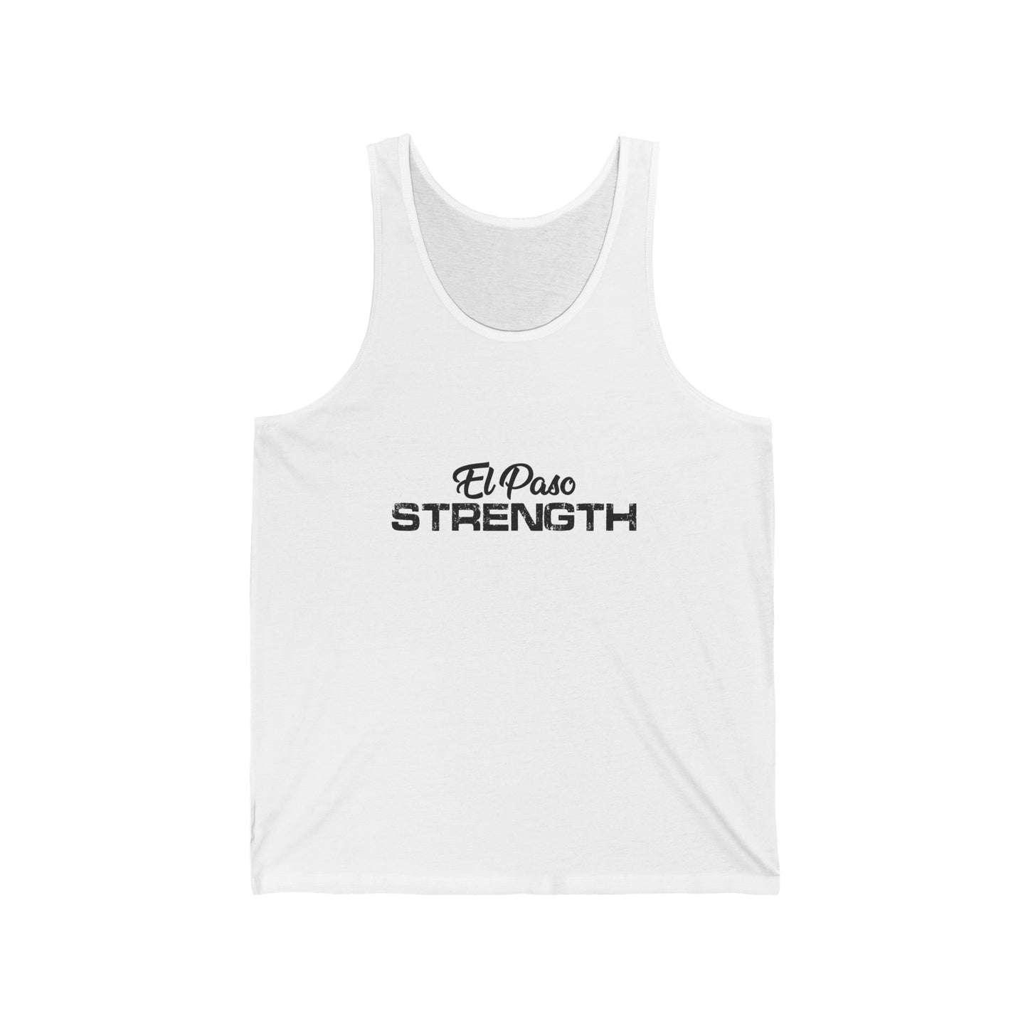 El Paso Strength All Black Unisex Jersey Tank