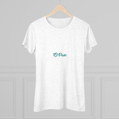 El Paso Green Strength White Women's Triblend Tee