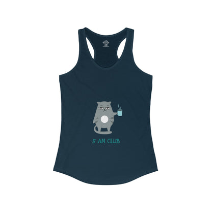 5 AM Club Women's Ideal Racerback Tank