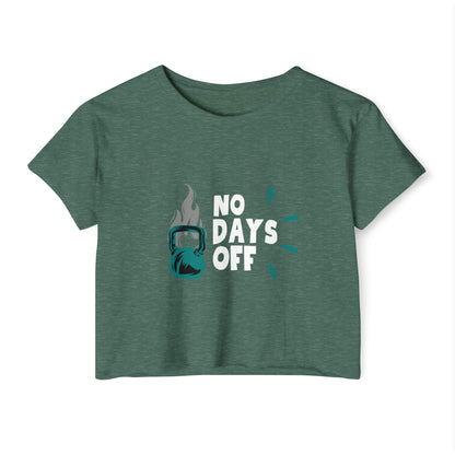 No Days Off Women's Festival Crop Top