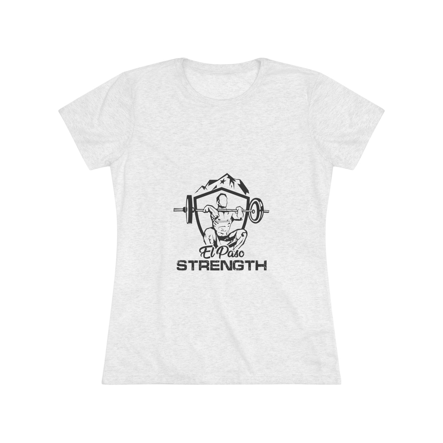 El Paso Strength Shiel All Black Women's Triblend Tee