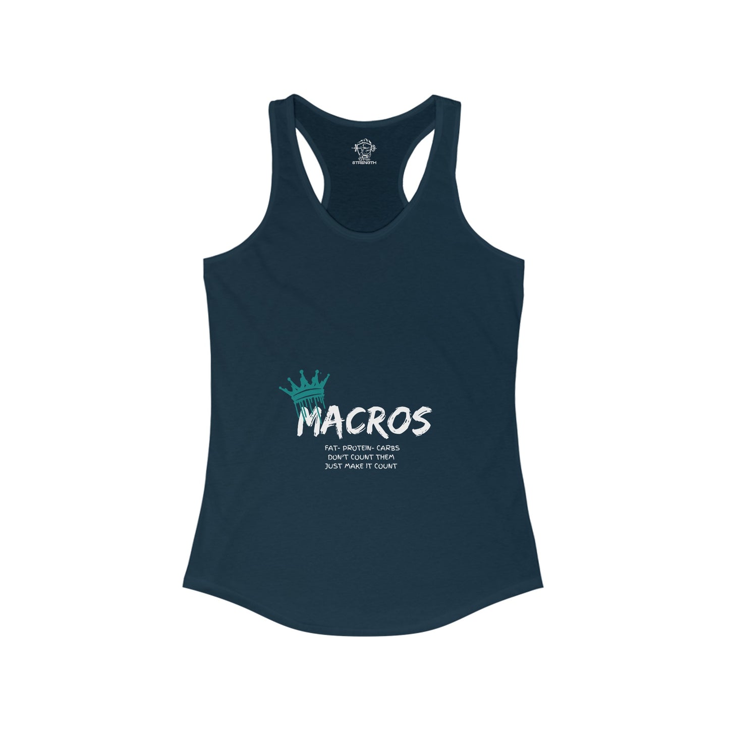 Macros Queen Women's Ideal Racerback Tank