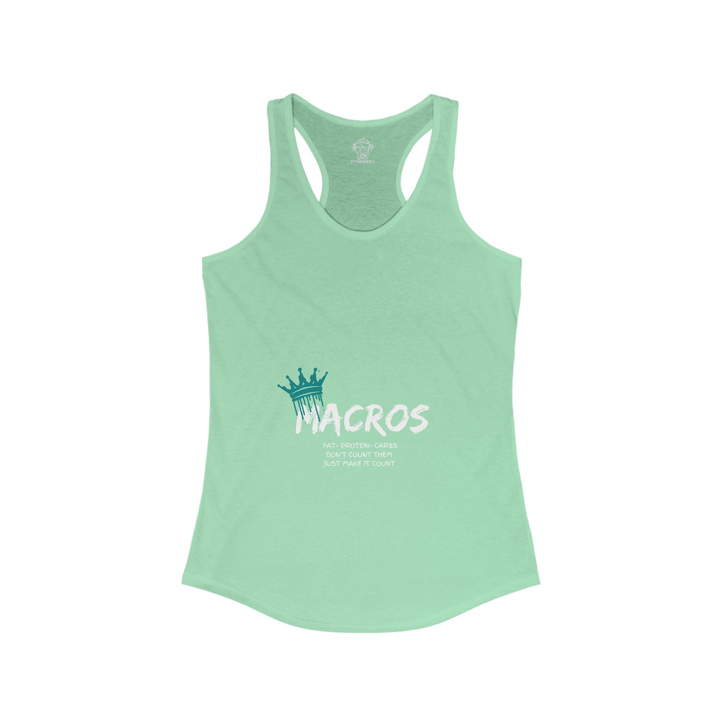 Macros Queen Women's Ideal Racerback Tank