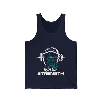 White Shield  Green Lifter Green Star Unisex Jersey Tank