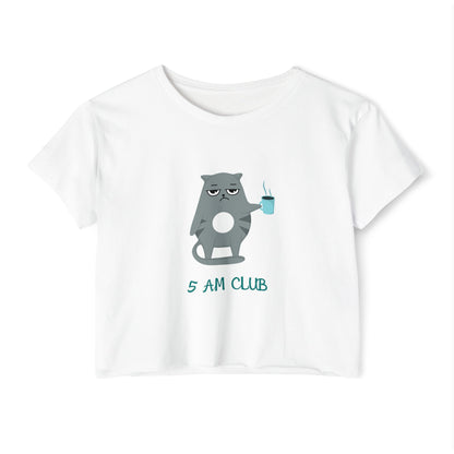 5 am Club Women's Festival Crop Top