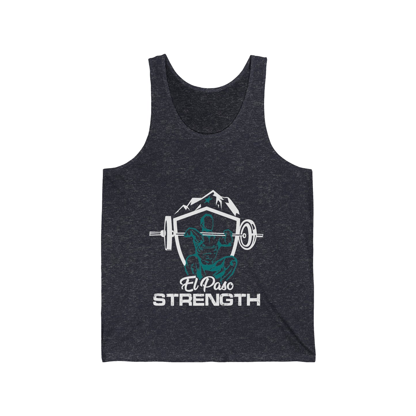 White Shield  Green Lifter Green Star Unisex Jersey Tank