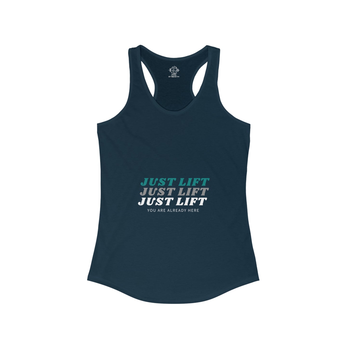 Just Lift Women's Ideal Racerback Tank