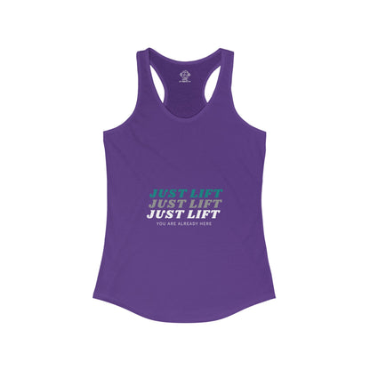 Just Lift Women's Ideal Racerback Tank