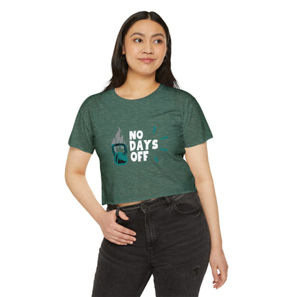 No Days Off Women's Festival Crop Top