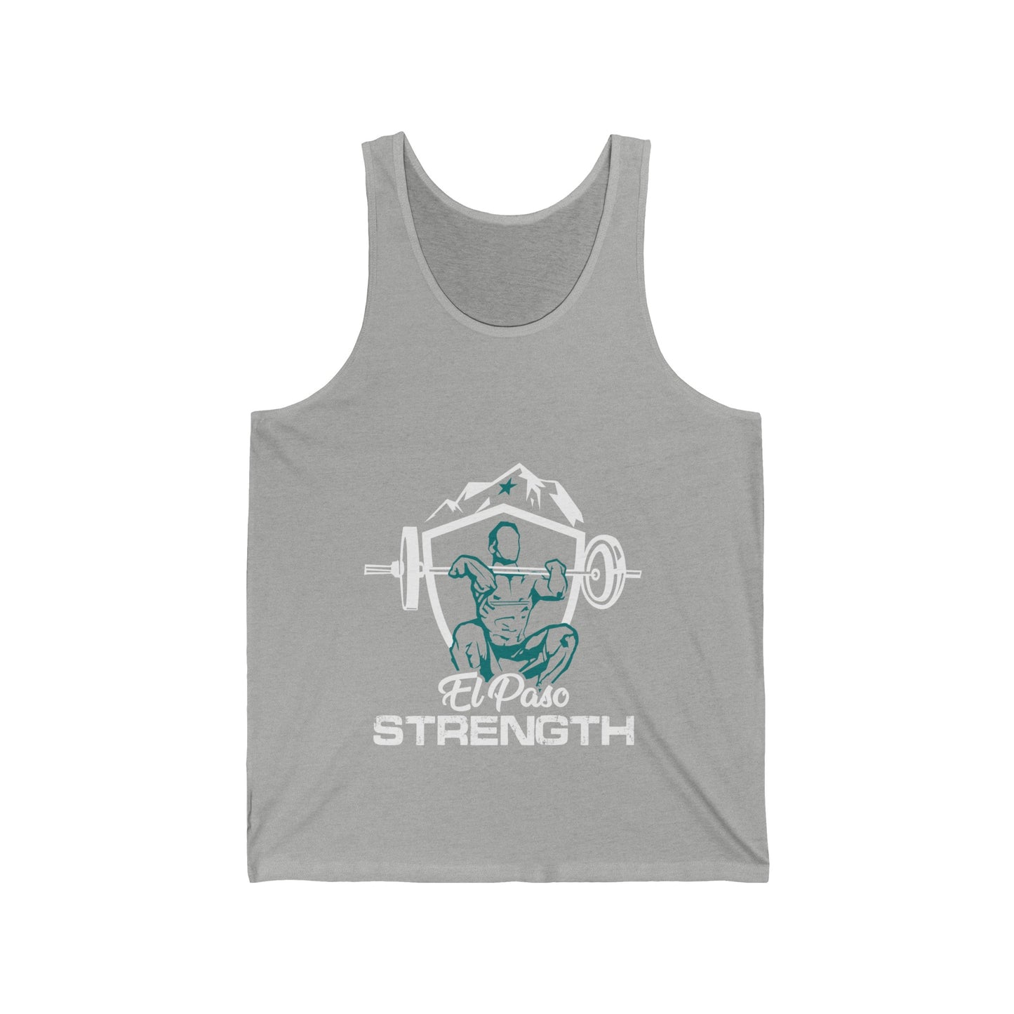 White Shield  Green Lifter Green Star Unisex Jersey Tank