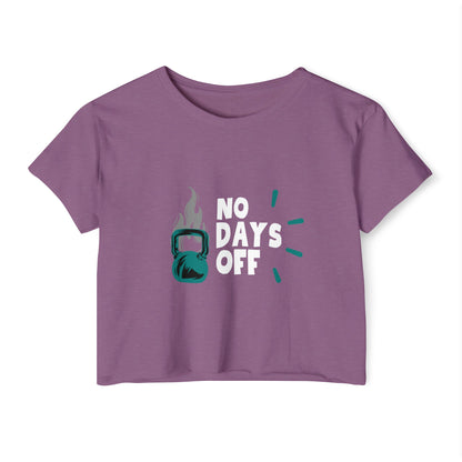 No Days Off Women's Festival Crop Top