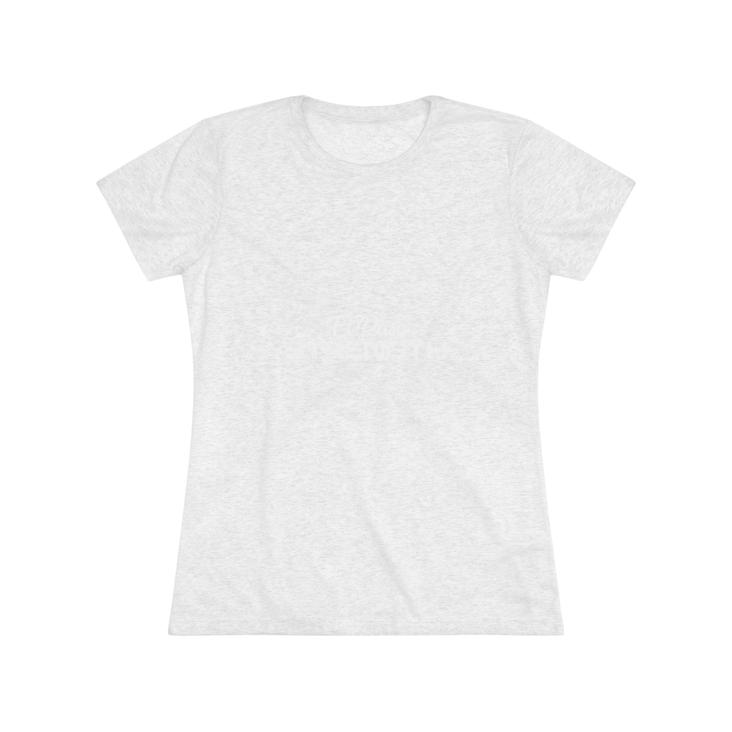 El Paso Strength All White Women's Triblend Tee