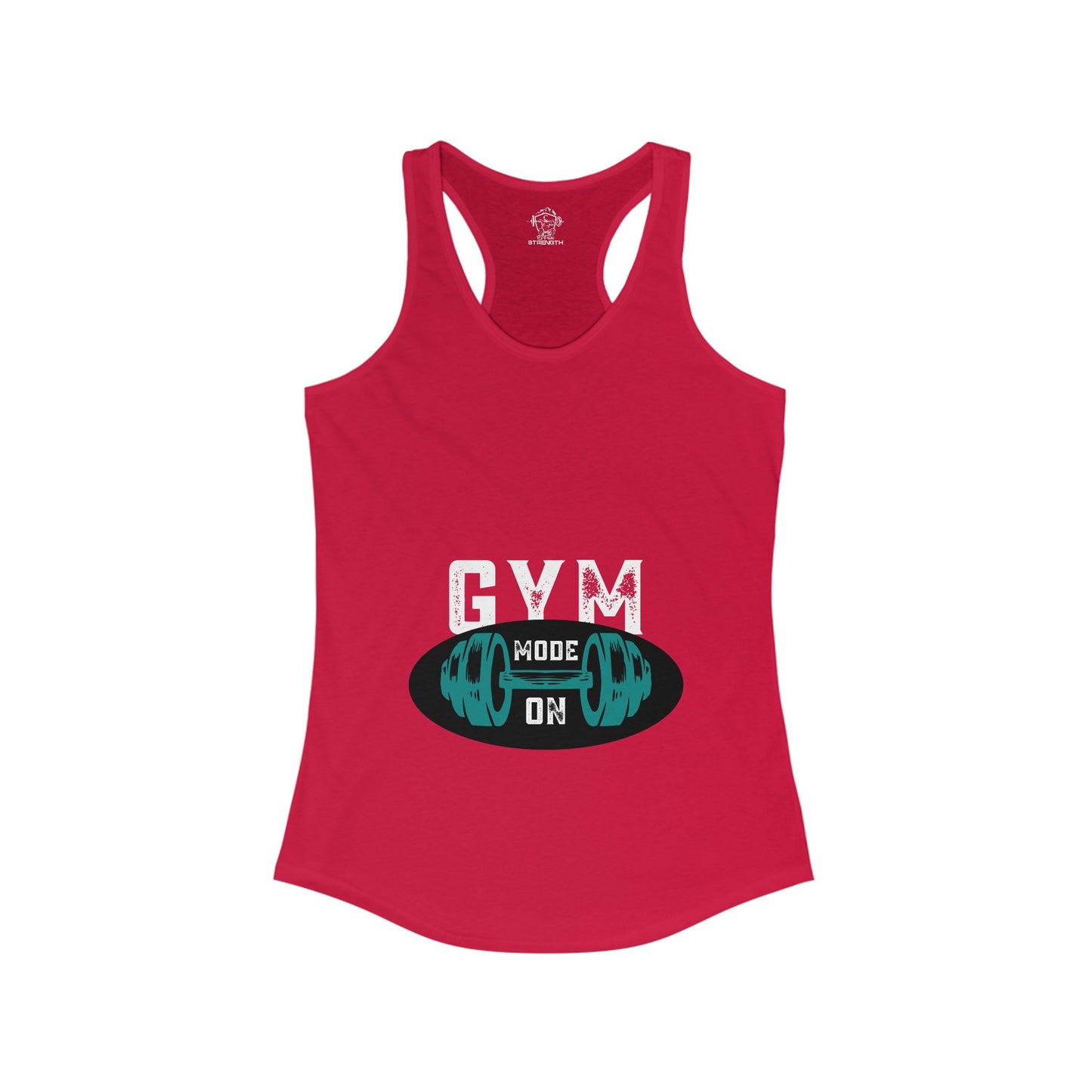 Gym mode on Women's Ideal Racerback Tank