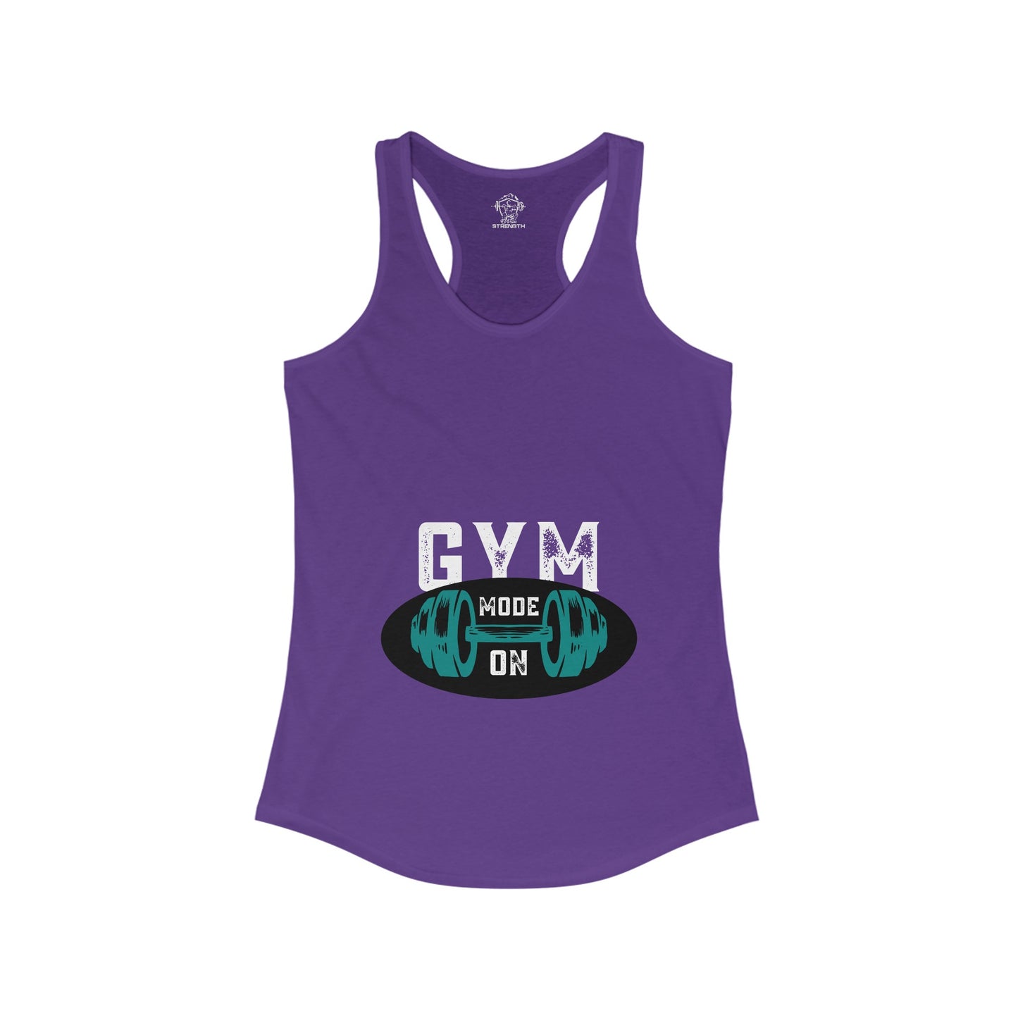 Gym mode on Women's Ideal Racerback Tank