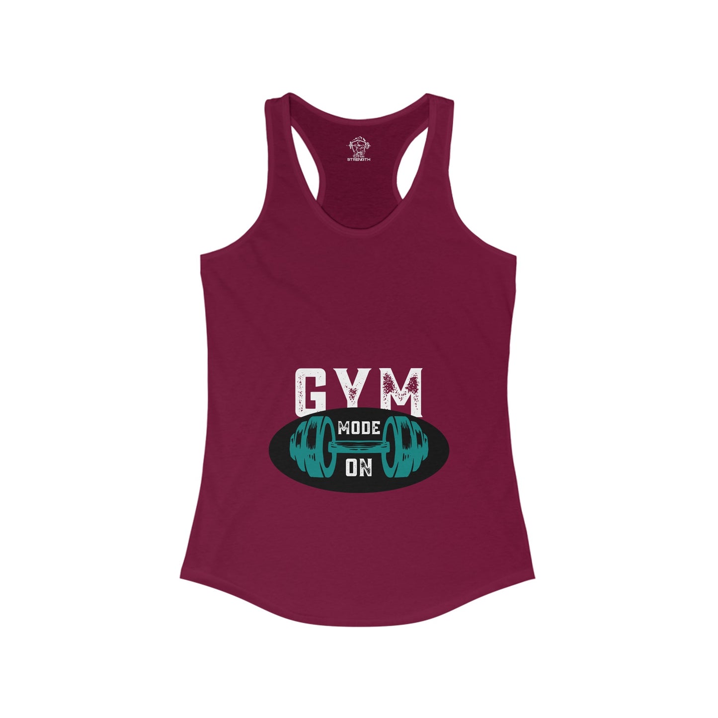 Gym mode on Women's Ideal Racerback Tank